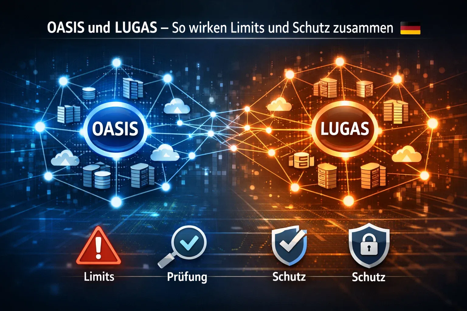 Was ist LUGAS und wie hängt es mit OASIS zusammen?